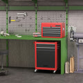 NNECW 6-Drawer Rolling Lockable Tool Chest for Garage &amp; Factory &amp; Workshop -Multicolour-0