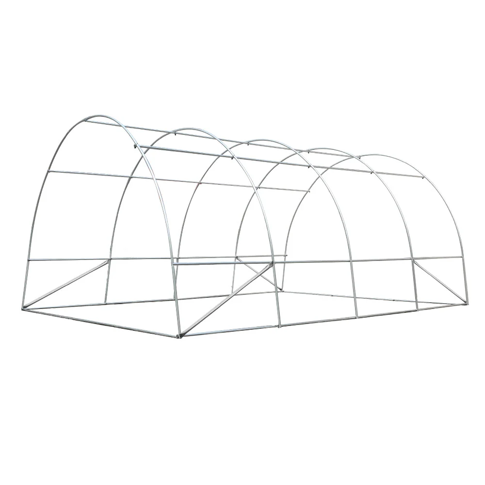 Green Fingers Greenhouse 4 × 3 × 2M Walk in Green House Tunnel Plant Garden Shed Dome