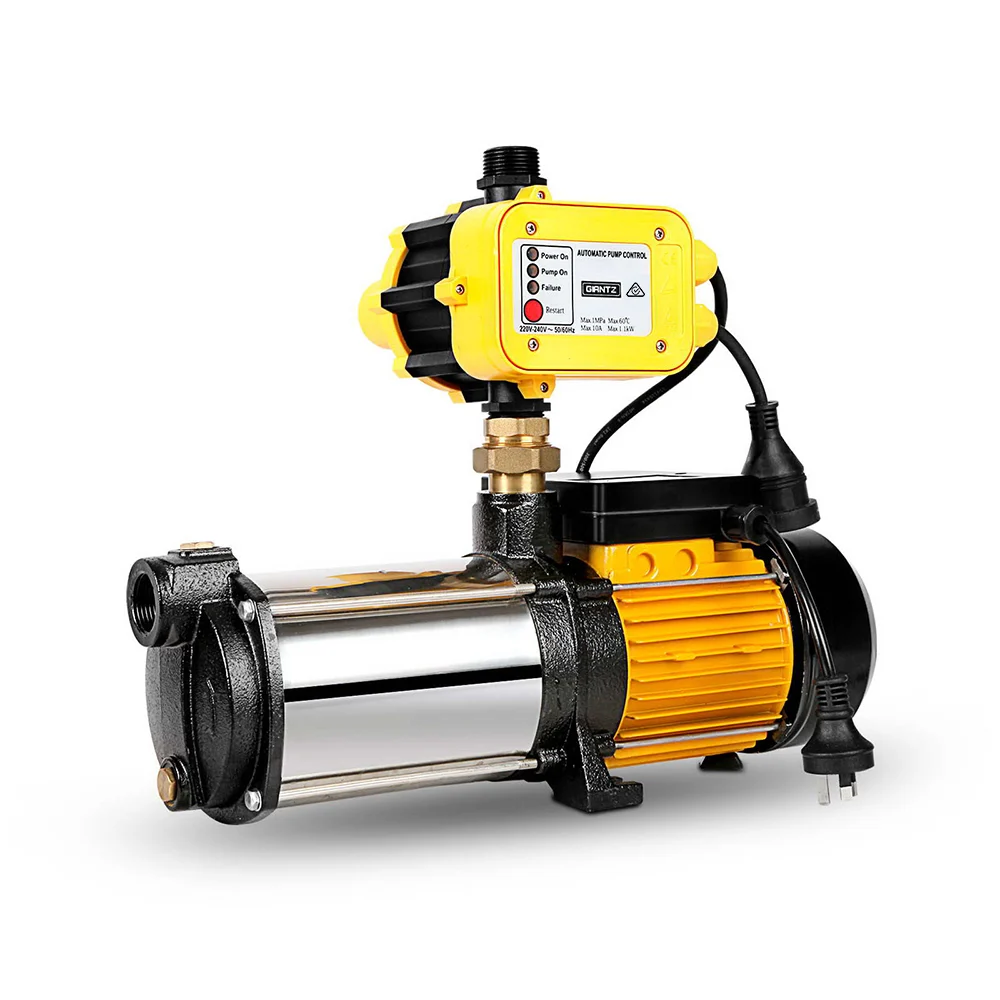Giantz 2000W Max 4-Stage Garden Water Pump High Pressure Irrigation Booster Pump, Automatic Multi-Stage External Sprinkler Pump for Rainwater Tank Transfer