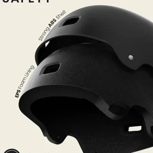 OutdoorMaster Skateboard Cycling Helmet - Two Removable Liners Ventilation Multi-Sport Scooter Roller Skate Inline Skating Rollerblading for